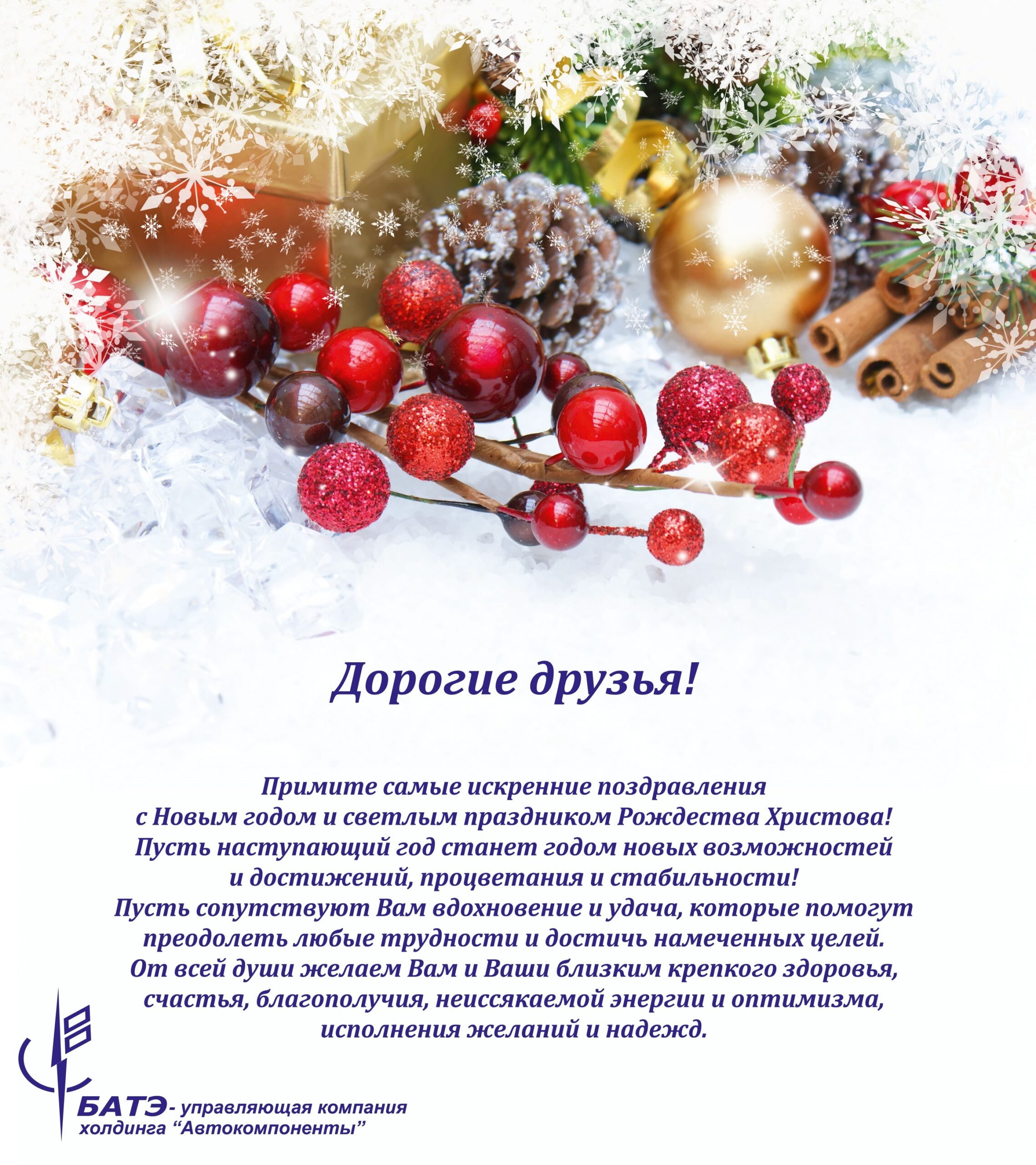 С Новым Годом и Рождеством Христовым!