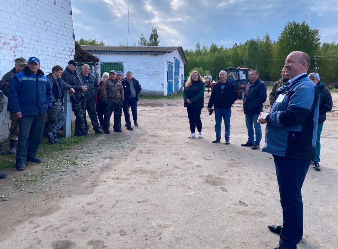 Встреча с трудовым коллективом филиала «Трояновка»